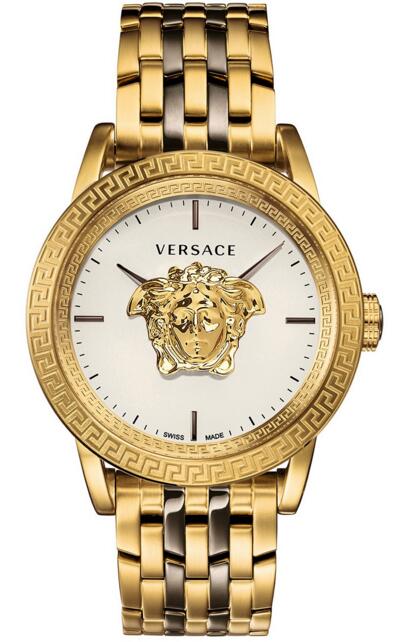 Review Versace VERD00418 Swiss Palazzo Empire Two-Tone Stainless Steel 43 mm Replica watch - Click Image to Close